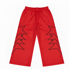 Pantalon de survêtement unisexe surdimensionné personnalisé de haute qualité, coupe ample, en molleton, jambe large, style jogging, OEM - Product Image 3