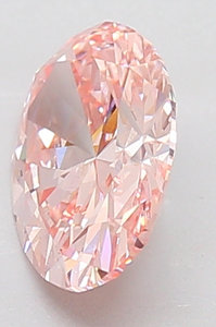 Diamante Rosa Natural Ovalado Brillante de 2.05-2.10 Ct, Color Intenso, Claridad VS2, Certificado, Gema Suelta Rara de Inversión - Product Image 3