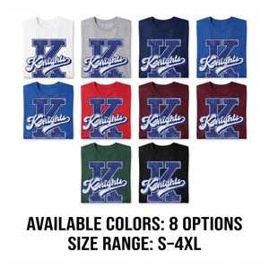 Camisetas Personalizadas con el Espíritu Escolar, Impresión DTF, DTG y Serigrafía, Camisetas de Orgullo Escolar, Ropa para Eventos Estudiantiles, Venta al Por Mayor, OEM, ODM - Product Image 1