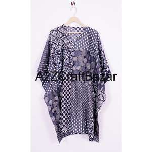 ชุดเดรสผ้าฝ้ายแบบคาฟตันสำหรับผู้หญิง สวมใส่ได้ทุกฤดู เหมาะสำหรับใส่ไปชายหาด ชุดนอน ของขวัญ ฤดูร้อน ฤดูหนาว ฤดูใบไม้ร่วง ฤดูใบไม้ผลิ - Product Image 6