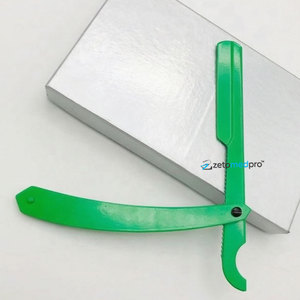 Rasoir droit turc en acier inoxydable à lame unique, manuel, sûr et jetable, pour l'épilation des aisselles et des poils. - Product Image 3