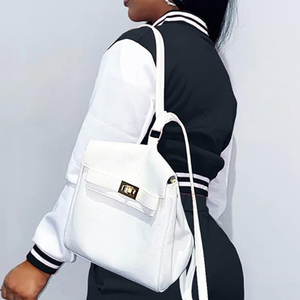 Chaqueta para hombre, estilo varsity, corta, estilo bomber, estilo letterman, corte ajustado, informal, a la moda, para invierno. - Product Image 3