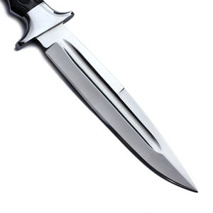 Couteau à lame fixe plein grain, fait main sur mesure, pour l'extérieur, avec étui en cuir, en acier inoxydable, double tranchant, qualité économique - Product Image 3