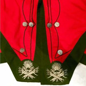 Túnica de lana escarlata de la época victoriana británica para oficiales de infantería - Product Image 2