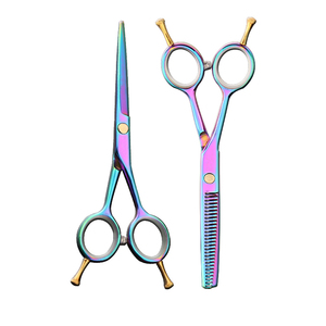 Pet Grooming <b>Scissors</b> Set-Portable & Easy to Use Stainless Steel Multi-functional Professional Tool for <b>Dogs</b> Cats Small Animals - Product Image 1