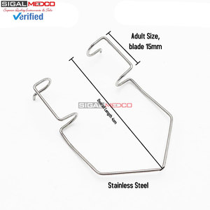 เครื่องมือตรวจตาแบบโค้งทำจากเหล็กกล้าไร้สนิม ยี่ห้อ Barraquer ขนาดประมาณ 50 มม. สำหรับผ่าตัดตา - Product Image 2