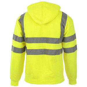 Sweat à capuche unisexe grande taille avec empiècements de couleur, vêtement de travail de sécurité à manches longues pour homme, idéal pour l'été - Product Image 2