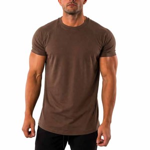 Camiseta de Manga Corta para Hombre, Personalizada, Ajustada, de Poliéster/Algodón, Tejido de Punto, Transpirable, de Secado Rápido, Ecológica, de Alta Calidad, Venta al Por Mayor - Product Image 4