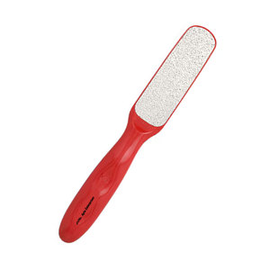 Lima de pies de níquel, grano grueso/medio, 1 unidad, herramienta duradera para eliminar callos de pedicura, para talones lisos y cuidado de los pies, color rojo - Product Image 4
