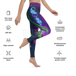 Leggings de sport taille haute pour femme, doux, compressifs, élastiques, de haute qualité, pour le jogging, la gym et le yoga - Product Image 3