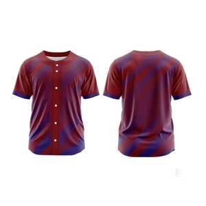 Chemise de baseball à boutons, vêtements de sport, maillot de baseball, design populaire, vêtements de sport légers, maillot de baseball fabriqué au Pakistan - Product Image 2