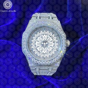 Reloj de Lujo para Hombre Charm Jewells, de Acero Inoxidable, Esfera Cuadrada, Bisel de Cristal Negro, Movimiento Mecánico Analógico, 40 mm, Resistente al Agua 10 Bar - Product Image 4