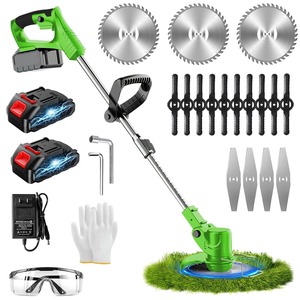 Débroussailleuse sans fil à batterie 20000 tr/min, débroussailleuse électrique 6000 mAh, coupe-bordures robuste à batterie - Product Image 5