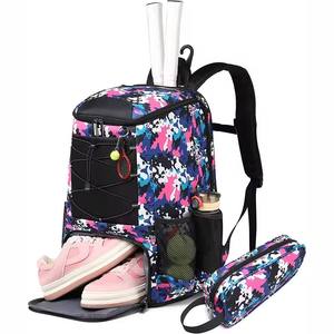 Large Capacity Tennis Backpack Waterproof Racket Bag with Shoe Compartment Wet Pocket & Air Holes For Men Women Tennis - Product Image 1