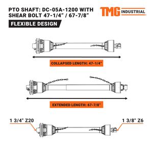 Trincia Rotante Serie Pro 68 a 3 Punti per Trattori da 25-90 CV, 540 RPM, con Frizione a Slittamento e Albero PTO TMG TRC75 - Product Image 4