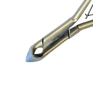 Coupe-ongles en acier inoxydable 12,5 mm à mâchoires rondes, ouverture large, lame courbée, outil durable pour les doigts, style simple, usage adulte - Product Image 3