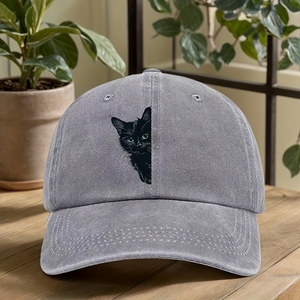 หมวกเบสบอลปักโลโก้สีดำ พร้อมป้องกันแสงแดด ดีไซน์ทรงปากเป็ด สปอร์ต เหมาะสำหรับทุกเพศ ใช้กลางแจ้ง ผ้าทั่วไป - Product Image 4