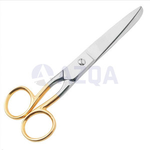 Heavy Duty Stainless Steel Multipurpose <b>Scissors</b> with Blue Coated Handle for Sewing Tailoring <b>Dress</b> <b>Making</b> and Fabric Cutting - Product Image 4