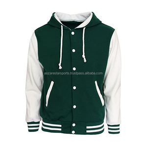 Veste bomber d'hiver pour homme / Veste de baseball universitaire vierge en gros - Product Image 6