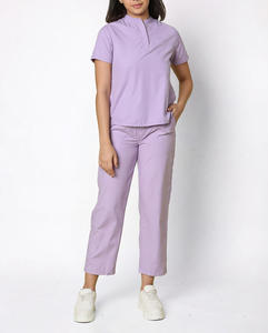 High Quality Hospital Custom Logo Medical <b>Nursing</b> Uniforms Fashionable Printed Cartoon Scrubs Unisex Spandex Scrub Sets - Product Image 6