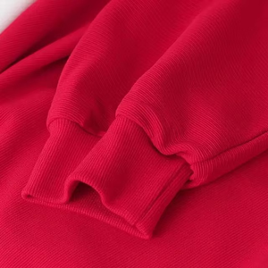 Wholesale Custom Design Sweet Boxy Y2K Oversized Pullover Solid Color Men's Cotton Fleece Breathable <b>Hoodies</b> - Product Image 4