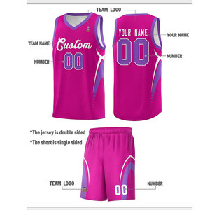 Uniforme de Baloncesto Personalizado de Primera Calidad, Talla Grande, Secado Rápido, Transpirable, Protección UV, Antibacteriano, Ropa Deportiva con Nombre del Equipo - Product Image 6