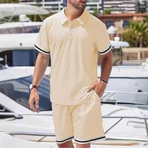Polo Azul Marino para Hombre, Manga Corta, Corte Regular, Tejido de Punto, 100% Poliéster, Secado Rápido, Estilo Casual, Color Sólido - Product Image 6