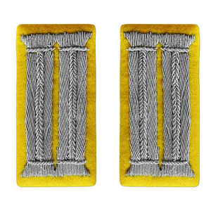 ป้ายปักลายตัวอักษรทองคำแท้ทำมือ สำหรับเสื้อเบลเซอร์ เสื้อโปโล เสื้อแจ็คเก็ต  ผ้าทวิลทอลายดอกไม้  โลโก้แบบทอ - Product Image 4