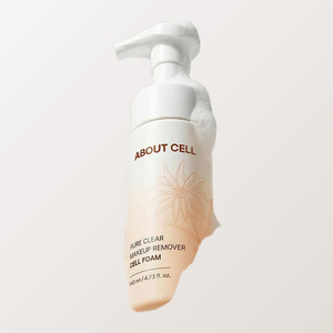 Productos para el cuidado facial AboutCell Korean K-Beauty Pure Clear Makeup Remover Cell Foam 140ml Hecho en Corea - Product Image 3