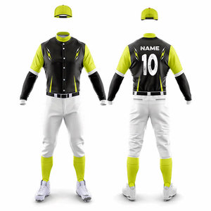 Practice Wear <b>Baseball</b> Uniform Factory Sale Teamwear Uniform Custom Logo Printed Letters Softball & <b>Baseball</b> Uniform Kits - Product Image 1