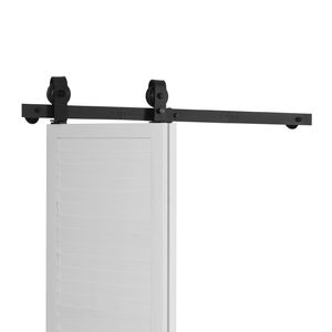 Kit Binario per Porta Scorrevole a Soffietto (Barn Door) da 40 Pollici, Montaggio Superiore, Resistente, Facile Installazione, Scorrimento Fluido e Silenzioso, Qualità Premium - Product Image 3