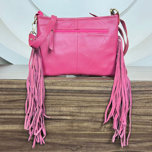 กระเป๋าสะพายพาดลำตัวหนังแท้สำหรับผู้หญิงทำมือเป็นเครื่องมือทำมือ - Product Image 5