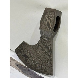 Hacha Jexmoo DIY de Acero de Damasco con Patrón Trenzado, Hecha a Mano, de Calidad Premium, con Funda de Cuero, Regalo para Papá, para Actividades al Aire Libre - Product Image 3