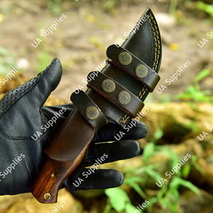 มีดล่าสัตว์แบบใบมีดคงที่ทำจากเหล็กดามัสกัสแบบตีลาย  ขายส่ง  รับผลิตตามแบบ OEM/ODM  รองรับการผลิตจากเหล็กคาร์บอนสูงอเนกประสงค์ - Product Image 6