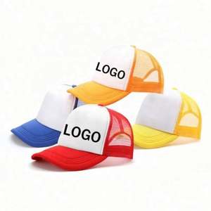 Gorra de béisbol de malla de espuma de algodón unisex al por mayor con logo personalizado, bordado liso, impresión, gorra de camionero, gorra de golf de malla personalizada - Product Image 1