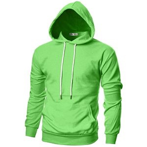 Men Blank <b>Hoodie</b> <b>Plain</b> Custom Hooded Sweatshirt Pullover 100% Cotton Heavyweight Fleece <b>Hoodie</b> Kangaroo Pocket Blend Relaxed Fit - Product Image 2