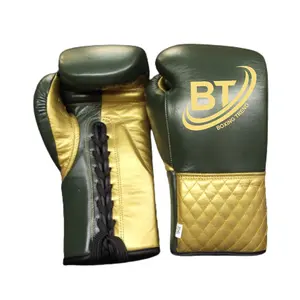 定制新设计的10盎司-20盎司厚牛皮拳击手套定制标志拳击。