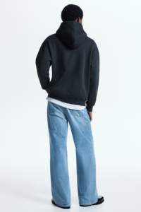 Vente en gros de sweat à capuche oversize vierge personnalisable en molleton de coton épais, style streetwear décontracté - Product Image 2