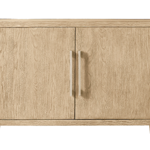 Luxury <b>Sideboard</b> Cabinet Buffet Solid Teak Double Door Storage Internal Shelving Cable Management and Slim Tapered <b>Leg</b> - Product Image 3