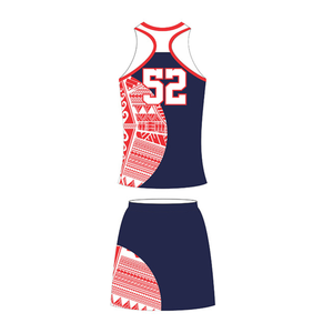 Ensemble maillot et jupe de lacrosse sublimé pour femme, personnalisé pour équipe, léger, pour entraînement et match, fabricant OEM - Product Image 3