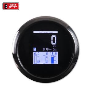 Nouveau pour 85mm, tachymètre numérique TFT 4-en-1, jauge de pression d'huile, température de l'eau, voltmètre, 12V 24V, étanche IP67, voiture, marine - Product Image 1