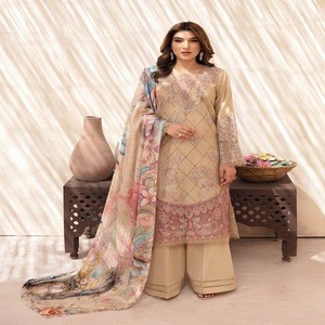 Ramsha VOL andaaz Sari ชุดแต่งงาน3ชิ้นชุดปาร์ตี้ปากีสถานสำหรับผู้หญิงสวมเสื้อผ้าอินเดียปากีสถาน - Product Image 2