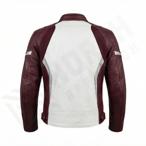 Nouvelle arrivée, veste d'hiver en textile et cuir pour homme, veste de course unisexe, imperméable, coupe-vent, grande taille, homologuée CE, couleur personnalisée - Product Image 2