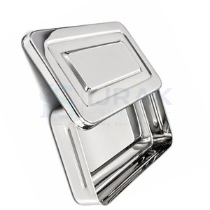 Caja de Esterilización para Instrumentos Quirúrgicos IJRAK de Acero Inoxidable Quirúrgico con Bandeja de Malla de 10 x 6 Pulgadas, Reutilizable para Instrumentos Médicos - Product Image 3