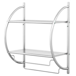 Bathroom Towel Rack Stylish Bathroom Shelves for Convenient Storage - Product Image 2
