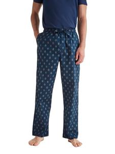 Pantalon de pyjama décontracté pour hommes en coton tricoté imprimé Vente en gros Taille élastique Cordon de serrage Respirant Séchage rapide Confortable Homewear - Product Image 3