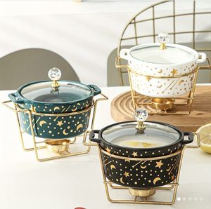 ถาดอุ่นอาหารขนาดเล็ก, หม้ออุ่นอาหารบุฟเฟ่ต์โรงแรม, ถาดเสิร์ฟพร้อมฝาปิด, ถาดอุ่นอาหารพรีเมียม, ชุดบุฟเฟ่ต์หรูหรา - Product Image 1