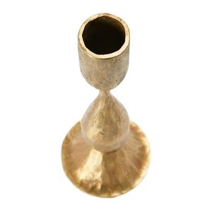 Antique Brass Finished Metal Taper Candle Holder for Dining <b>Table</b> Home Decor for Christmas <b>Parties</b> Gifting - Product Image 6