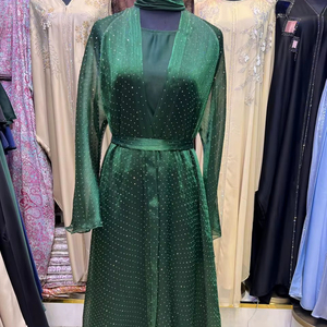 Nueva Ropa Islámica Tradicional Negra y Elegante de Dubái 2026 para Mujer, Abaya de Arabia Saudita, Abaya de Dubái, Ropa Musulmana, Prendas del Golfo - Product Image 1