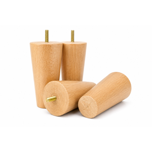 Patas de Soporte para Sofá de Madera Modernas, Resistentes, de Madera Maciza, para Decoración Contemporánea de Hoteles y Oficinas - Product Image 1